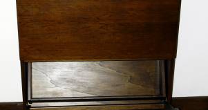 Scarpiera in legno su misura artigianale